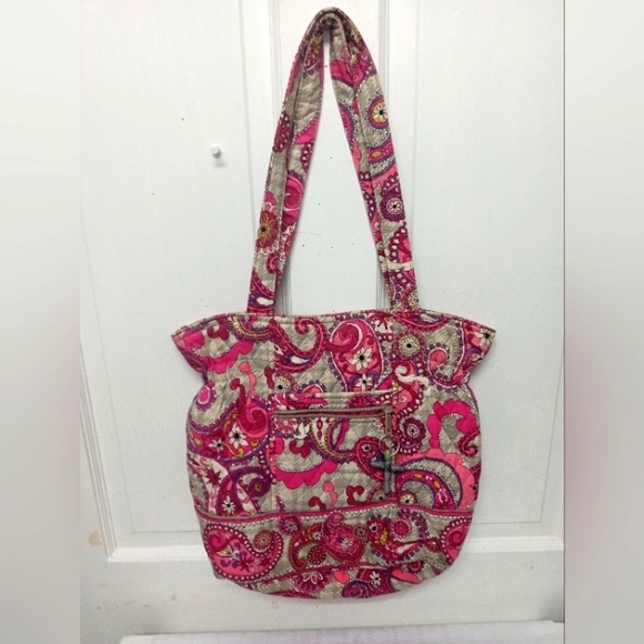 Vera Bradley Handbags - Vera Bradley Women's Pink Quitted Shoulder Purse